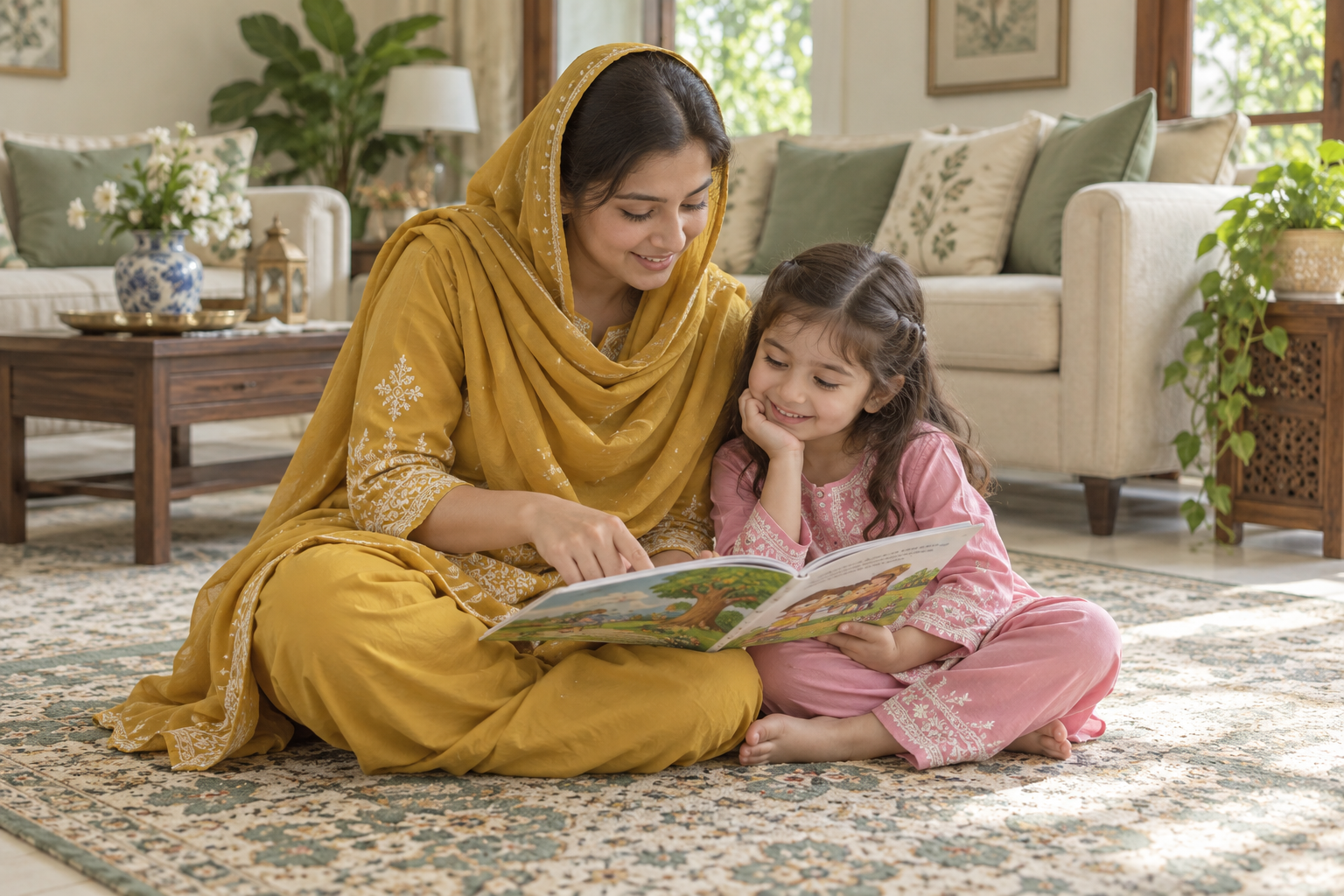 Baby Sitter Services in a Pakistani home setting