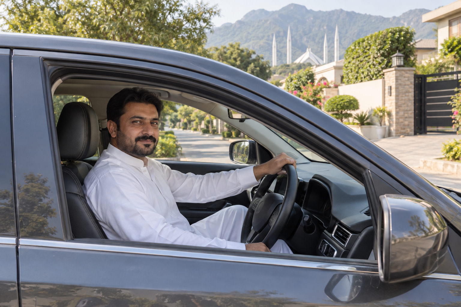 Driver Services in a Pakistani home setting
