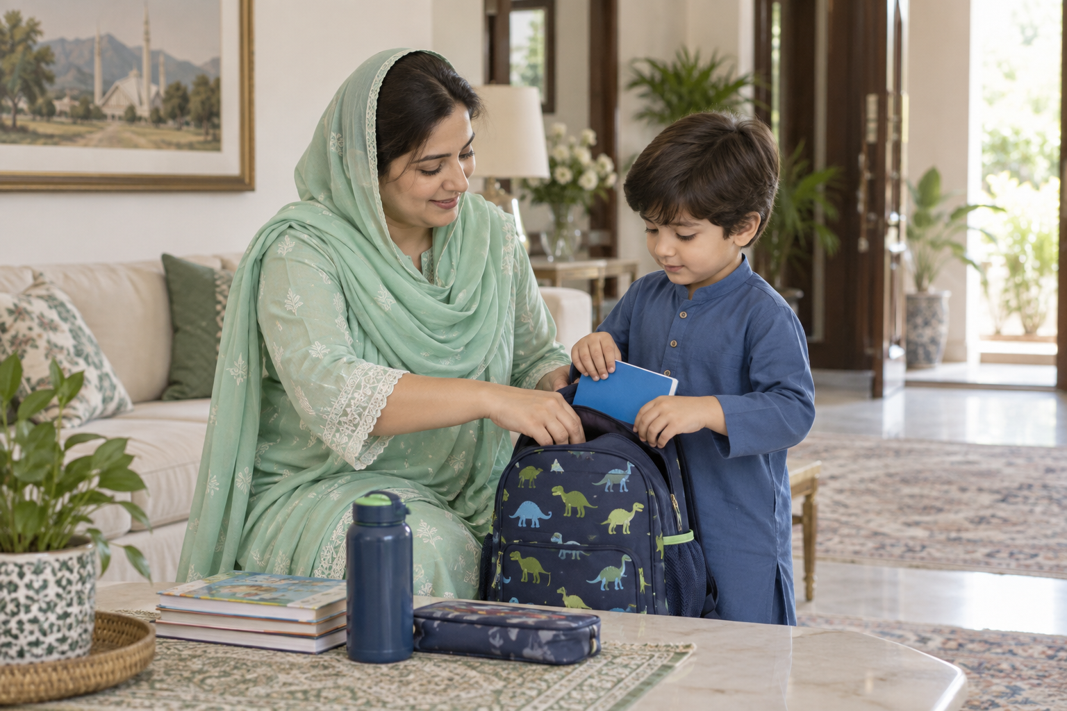Nanny Services in a Pakistani home setting