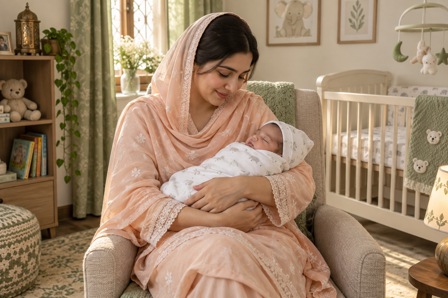 Newborn Baby Care Services in a Pakistani home setting