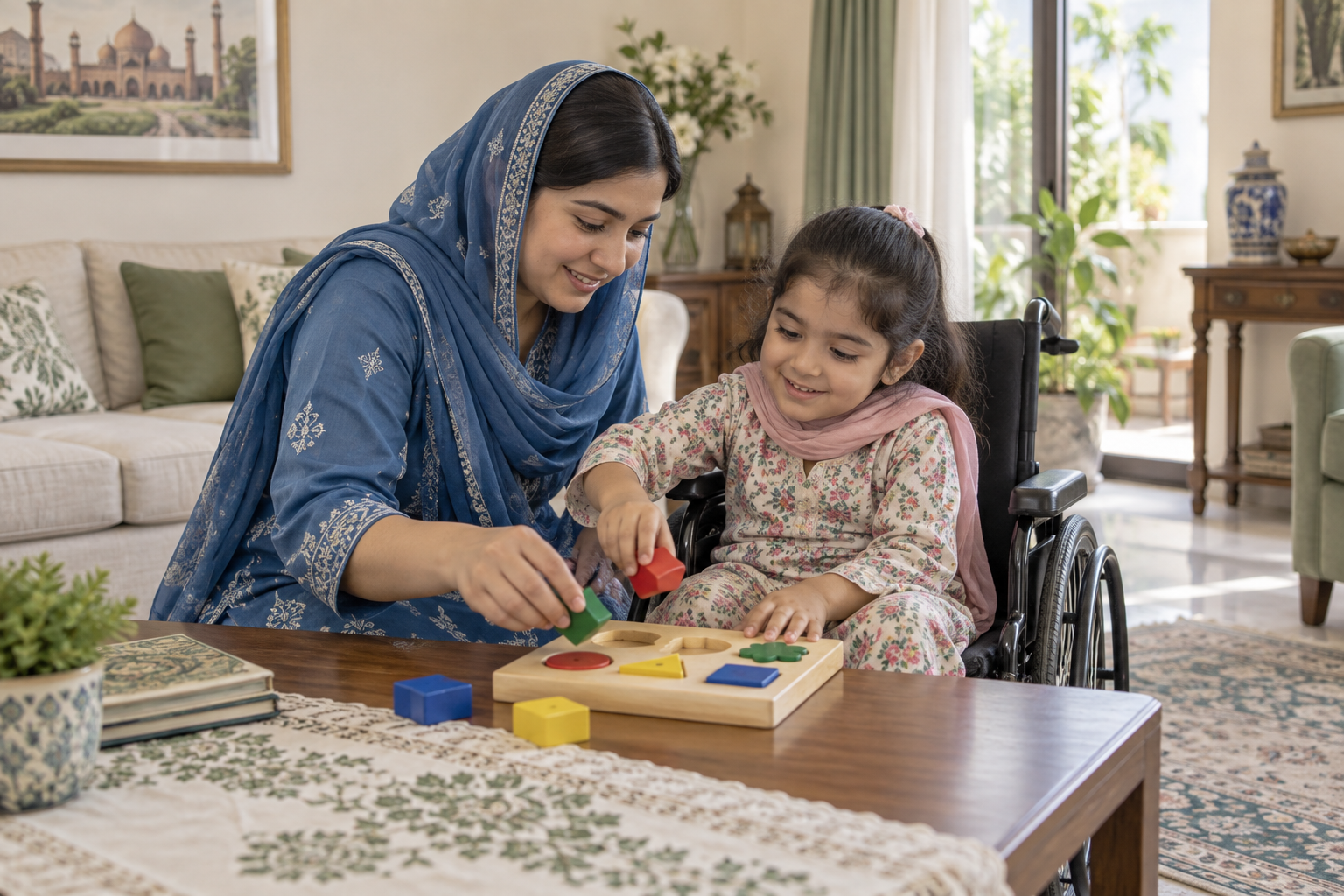 Special Needs Child Care Services in a Pakistani home setting